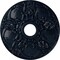Ekena Millwork Norwich Ceiling Medallion (Fits Canopies up to 4 1/2"), 18"OD x 3 1/2"ID x 1 3/8"P, Midnight Dream CM18NOMDF - alternate 1